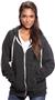 Royal Apparel Unisex Ring SpunTriblend Zip Hoodie