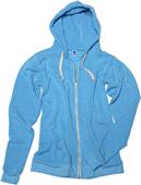 Royal Apparel Unisex Ring SpunTriblend Zip Hoodie