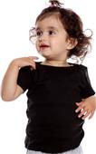 Royal Apparel 1x1 Rib Infant Lapover Tee