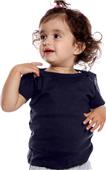 Royal Apparel 1x1 Rib Infant Lapover Tee