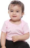 Royal Apparel 1x1 Rib Infant Lapover Tee