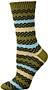 E. G. Smith Recycled Reggae Stripe Crew Socks
