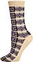 E. G. Smith Womens Recycled Art Deco Crew Socks