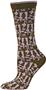 E. G. Smith Women Recycled Country Fish Crew Socks
