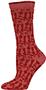 E. G. Smith Women Recycled Country Fish Crew Socks