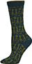 E. G. Smith Women Recycled Country Fish Crew Socks