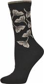 E. G. Smith Women Recycled Ginko Leaves Crew Socks E. G. Smith Women Recycled Ginko Leaves Crew Socks