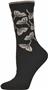 E. G. Smith Women Recycled Ginko Leaves Crew Socks