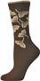 E. G. Smith Women Recycled Ginko Leaves Crew Socks