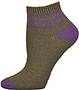 E. G. Smith Recycled Three Stripe Shortie Socks
