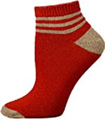 E. G. Smith Recycled Three Stripe Shortie Socks