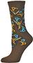 E. G. Smith Recycled Trumpet Vine Floral Crew Sock