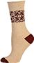 E. G. Smith Womens Hemp Placed Pattern Crew Socks