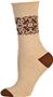 E. G. Smith Womens Hemp Placed Pattern Crew Socks