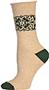 E. G. Smith Womens Hemp Placed Pattern Crew Socks