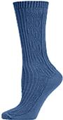E. G. Smith Organic Fishermans Rib Crew Socks E. G. Smith Organic Fishermans Rib Crew Socks