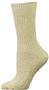 E. G. Smith Womens Hemp Textured Rib Crew Socks