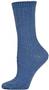 E. G. Smith Womens Hemp Textured Rib Crew Socks