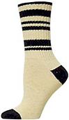 E. G. Smith Womens Hemp Random Stripe Crew Socks E. G. Smith Womens Hemp Random Stripe Crew Socks