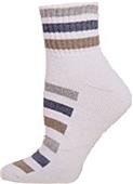 E. G. Smith Recycled Striped Fleece Footie Socks