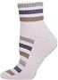 E. G. Smith Recycled Striped Fleece Footie Socks