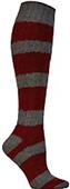 E. G. Smith Recycled Rugby Stripe Cable Knee Socks