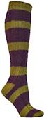 E. G. Smith Recycled Rugby Stripe Cable Knee Socks