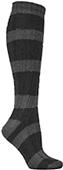 E. G. Smith Recycled Rugby Stripe Cable Knee Socks
