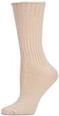 E. G. Smith Womens Organic Ribbed Crew Socks