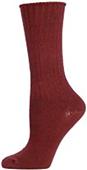 E. G. Smith Womens Organic Ribbed Crew Socks