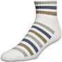 E. G. Smith Men Recycled Striped Fleece Short Sock