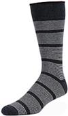 E. G. Smith Mens Recycled Pinstripe Crew Socks