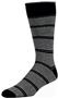 E. G. Smith Mens Recycled Pinstripe Crew Socks