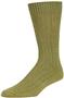 E. G. Smith Mens Organic Basket Weave Crew Socks