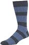 E. G. Smith Mens Recycled Rugby Stripe Crew Socks