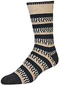 E. G. Smith Men Recycled Fringe Benefits Crew Sock