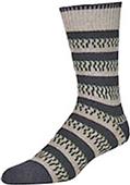 E. G. Smith Men Recycled Fringe Benefits Crew Sock