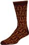 E. G. Smith Mens Recycled Country Fish Crew Socks