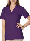 Blue Generation Ladies SS Y-Placket Polo Shirt Blue Generation Ladies SS Y-Placket Polo Shirt