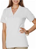 Blue Generation Ladies SS Y-Placket Polo Shirt Blue Generation Ladies SS Y-Placket Polo Shirt