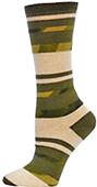 Nouvella Womens Mirage Stripe Crew Socks
