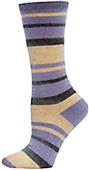 Nouvella Womens Mirage Stripe Crew Socks Nouvella Womens Mirage Stripe Crew Socks