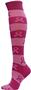 Nouvella Womens Pink Ribbon Knee High Socks