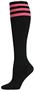 Nouvella Womens Striped Cotton Rib Knee High Socks