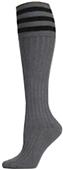 Nouvella Womens Striped Cotton Rib Knee High Socks