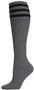 Nouvella Womens Striped Cotton Rib Knee High Socks