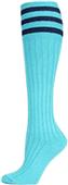 Nouvella Womens Striped Cotton Rib Knee High Socks