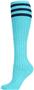 Nouvella Womens Striped Cotton Rib Knee High Socks