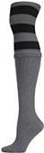 Nouvella Womens Three Stripe Rib Over Knee Socks