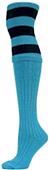 Nouvella Womens Three Stripe Rib Over Knee Socks